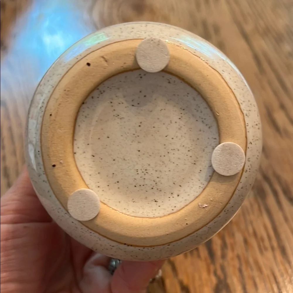 Anthropologie Speckled Ceramic Vase